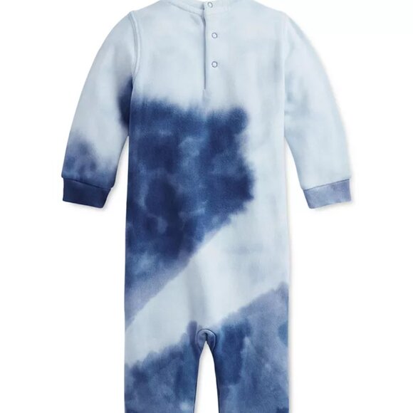 Polo Ralph Lauren baby boy Tie-Dye Fleece Coverall size 9 months $50 tag New Tag - Picture 2 of 6